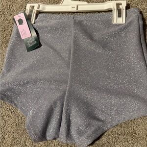 Wild Fable Women's Glittery Gray Shorts- Small